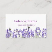 Waterverf Simple Elegant Boho Modern Visitekaartje (Voorkant)