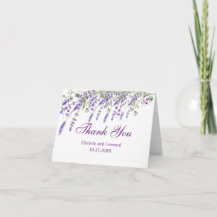 Waterverf Simple Elegant Boho Wedding Bedankt