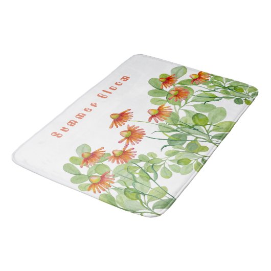 Waterverf sinaasappel badmat (Gekanteld)