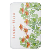 Waterverf sinaasappel badmat (Voorkant Verticaal)