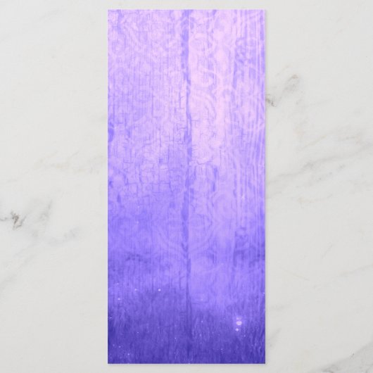 Waterverf Sinaasappel Blooming Cactus Paars Menu (Achterkant)