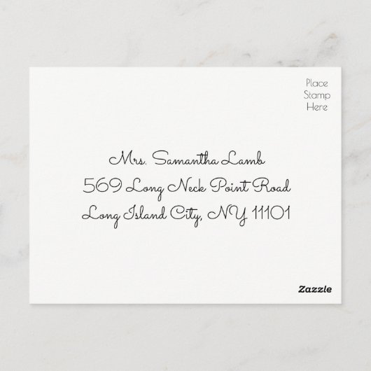  Waterverf Sinaasappel bruiloft hart Bloemen Briefkaart (Achterkant)