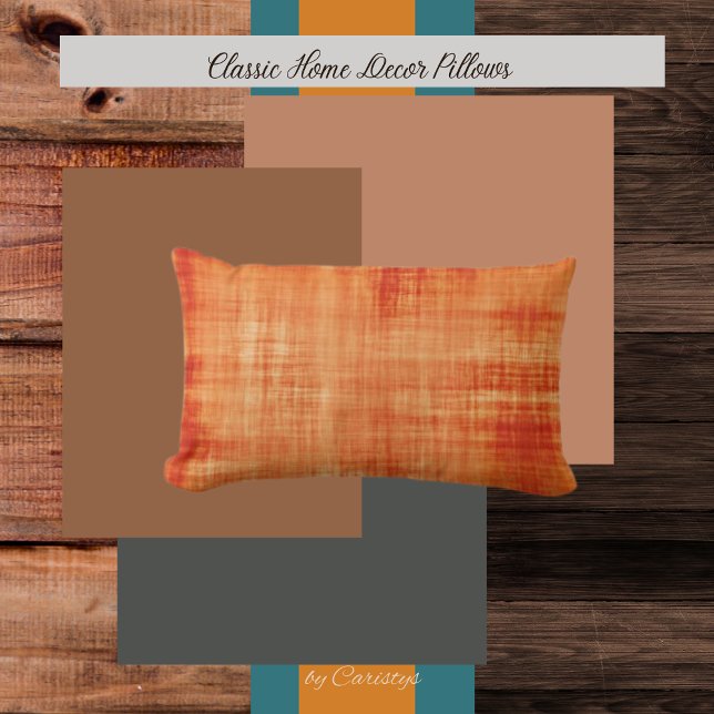 Waterverf Sinaasappel Kussen (Creator heeft geüpload)