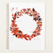 Waterverf sinaasappel planner (Voorkant)