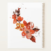 Waterverf sinaasappel planner (Achterkant)