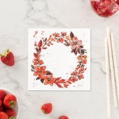 Waterverf sinaasappel servet (Insitu)