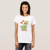 Waterverf sinaasappel t-shirt (Voorkant volledig)