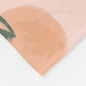 Waterverf sinaasappel vruchten naadloos patroon fleece deken (Hoek)