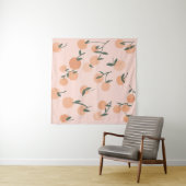 Waterverf sinaasappel vruchten naadloos patroon wandkleed (In Situ (horizontaal))