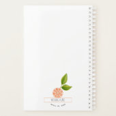 Waterverf Sinaasappels Citrus Sinaasappel Bloesems Planner (Achterkant)