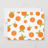 Waterverf Sinaasappels Citrusvruchten Notitiekaartje (Voorkant)