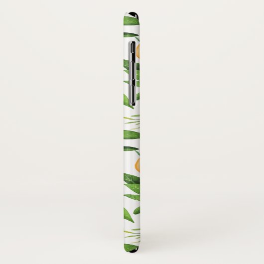 Waterverf Sinaasappels en gebladerte Case-Mate iPhone Case (Achterkant/links)