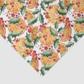 Waterverf Sinaasappels en kerst met gedroogde bess Tissuepapier (Detail)