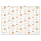 Waterverf Sinaasappels en sterren op beige Tafelkleed (Voorkant (Horizontaal))