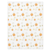 Waterverf Sinaasappels en sterren op beige Tafelkleed (Voorkant)