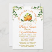 Waterverf Sinaasappels Greenery een kleine kabelpo Kaart (Voorkant)