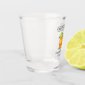 Waterverf Sinaasappels Greenery Wedding Orangecell Shot Glas (Links)