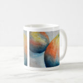 waterverf sinaasappels koffiemok (Voorkant rechts)