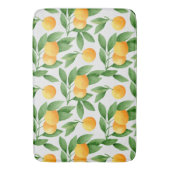 Waterverf sinaasappels of tangerines patroon badmat (Voorkant Verticaal)