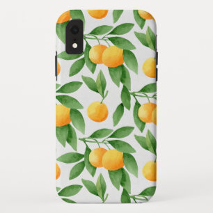 Waterverf sinaasappels of tangerines patroon Case-Mate iPhone case