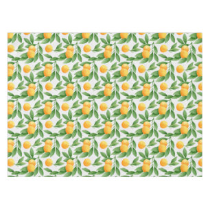 Waterverf sinaasappels of tangerines patroon tafelkleed