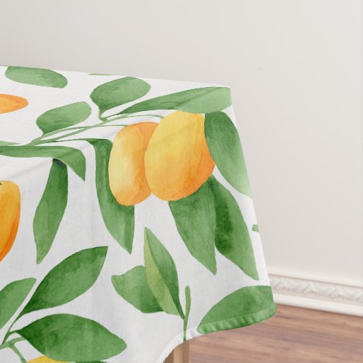 Waterverf sinaasappels of tangerines tafelkleed (Voorbeeld)