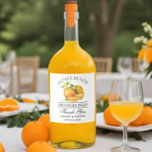 Waterverf Sinaasappels Orangecello Wedding Harteli