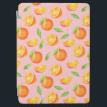 Waterverf Sinaasappels Patroon iPad Air Cover<br><div class="desc">Dit is een patroon van sinaasappels van verschillende hoeken. De sinaasappels waren gekleurd in de waterverf.</div>