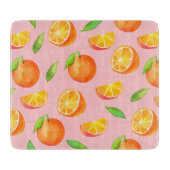 Waterverf Sinaasappels Patroon Snijplank (Voorkant)
