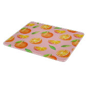 Waterverf Sinaasappels Patroon Snijplank (Hoek)