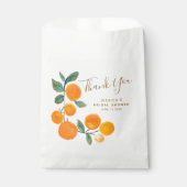 Waterverf Sinaasappels Rustic Dank u Vrijgezellenf Bedankzakje (Voorkant)