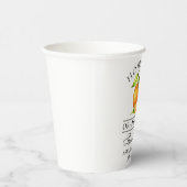 Waterverf Sinaasappels Weddenschap Hartelijk dank  Papieren Bekers (Rechts)