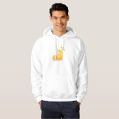 Waterverf Sinaasappelsap Hoodie (Voorkant volledig)