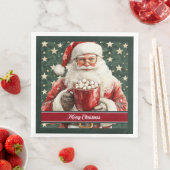 Waterverf Sinterklaas Aangepaste tekst servetten (Insitu)