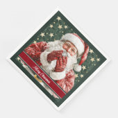 Waterverf Sinterklaas Feestelijke Vakantie Servett Servet (Hoek)