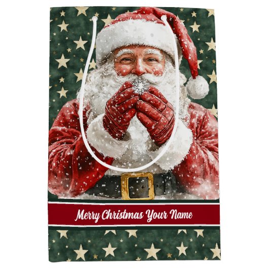 Waterverf Sinterklaas Vakantie Cadeautas Custom (Voorkant)