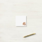 Waterverf Sjaal en Koffie, Knus Herfst Post-it® Notes (Op bureau)