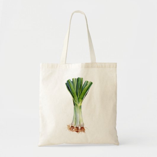 Waterverf Sjalot  Tote Bag (Voorkant)