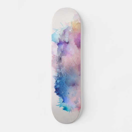 Waterverf Skateboard (Voorkant)