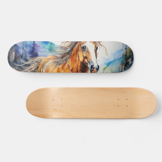 Waterverf Skateboard Deck (Horizontaal)