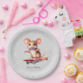 Waterverf Skateboard Mouse Papier Bord (Feest)