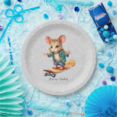 Waterverf Skateboard Mouse Papier Bord (Feest)