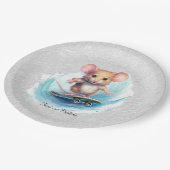 Waterverf Skateboard Mouse Papier Bord (Gekanteld)