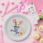 Waterverf Skateboard Mouse Papier Bord (Feest)