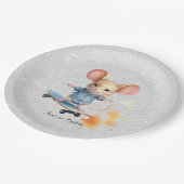 Waterverf Skateboard Mouse Papier Bord (Gekanteld)