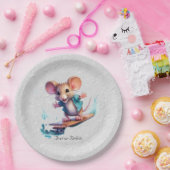 Waterverf Skateboard Mouse Papier Bord (Feest)