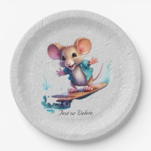 Waterverf Skateboard Mouse Papier Bord