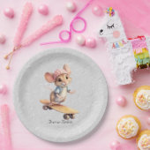 Waterverf Skateboard Mouse Papier Bord (Feest)