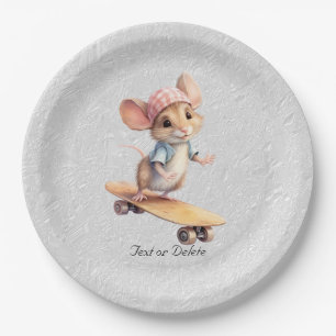 Waterverf Skateboard Mouse Papier Bord