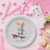 Waterverf Skateboard Mouse Papier Bord (Feest)